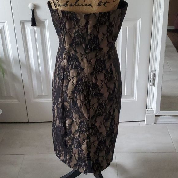 Black lace lbd Tatyana 4xl dress - Picture 3 of 4